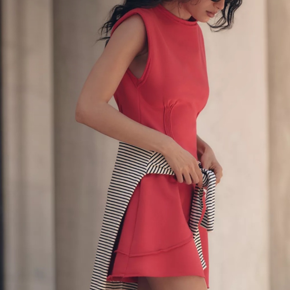 Daily Practice by Anthropologie Pintuck Mini Dress Size:XL